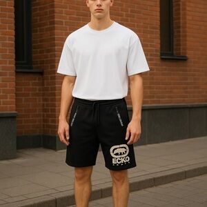 Ecko Unltd. black cotton shorts